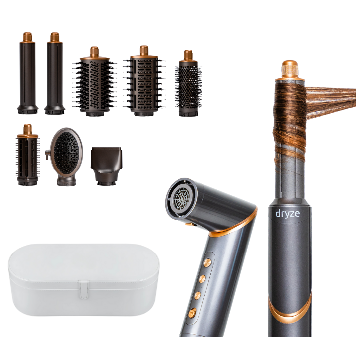 Dryze leren opbergcase - geschikt voor airstyler ProFlex