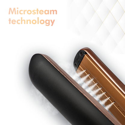 Dryze Steam straightener - Steampod - Stoom stijltang - Rosé gold/black edition