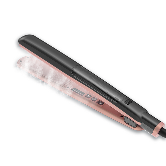 Dryze Steam straightener - Steampod - Steam hair straightener - Rose gold/black edition